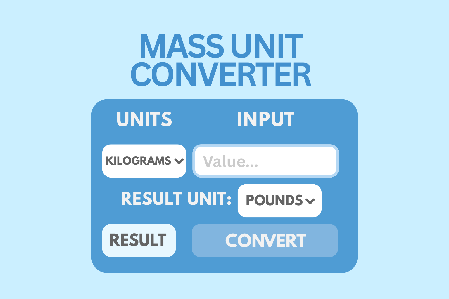 Mass Unit Converter Image